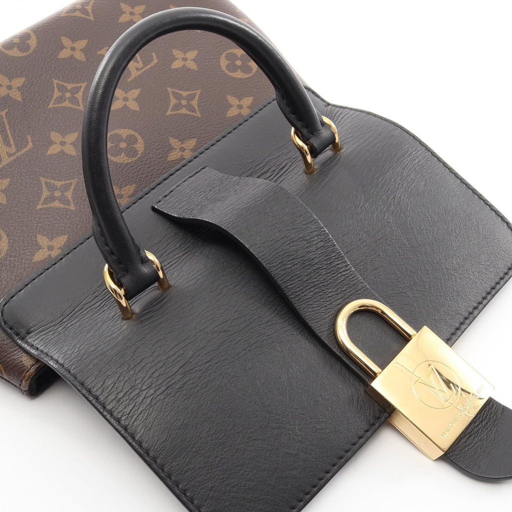 Louis Vuitton Handbag Locky BB Monogram Noir 2-Way Canvas Leather — view 7