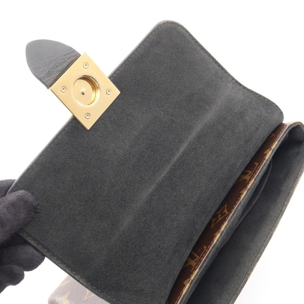 Louis Vuitton Handbag Locky BB Monogram Noir 2-Way Canvas Leather — view 5