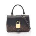 Louis Vuitton Handbag Locky BB Monogram Noir 2-Way Canvas Leather