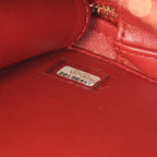 Chanel Shoulder Bag CC Filigree 2-Way Red Leather CC Quilted Vanity Chain — view 5