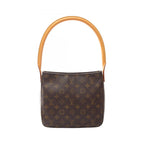 Louis Vuitton Shoulder Bag Looping MM Monogram Canvas Leather
