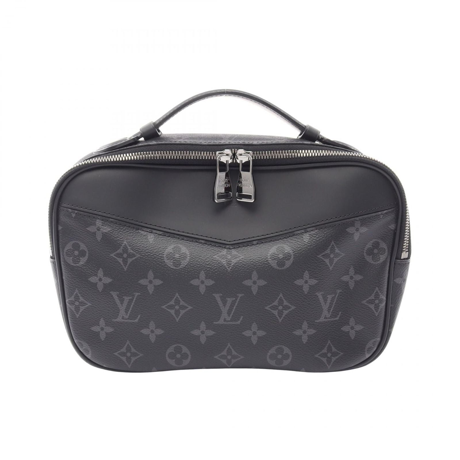 Louis Vuitton Waist Bag Monogram Eclipse Canvas Leather