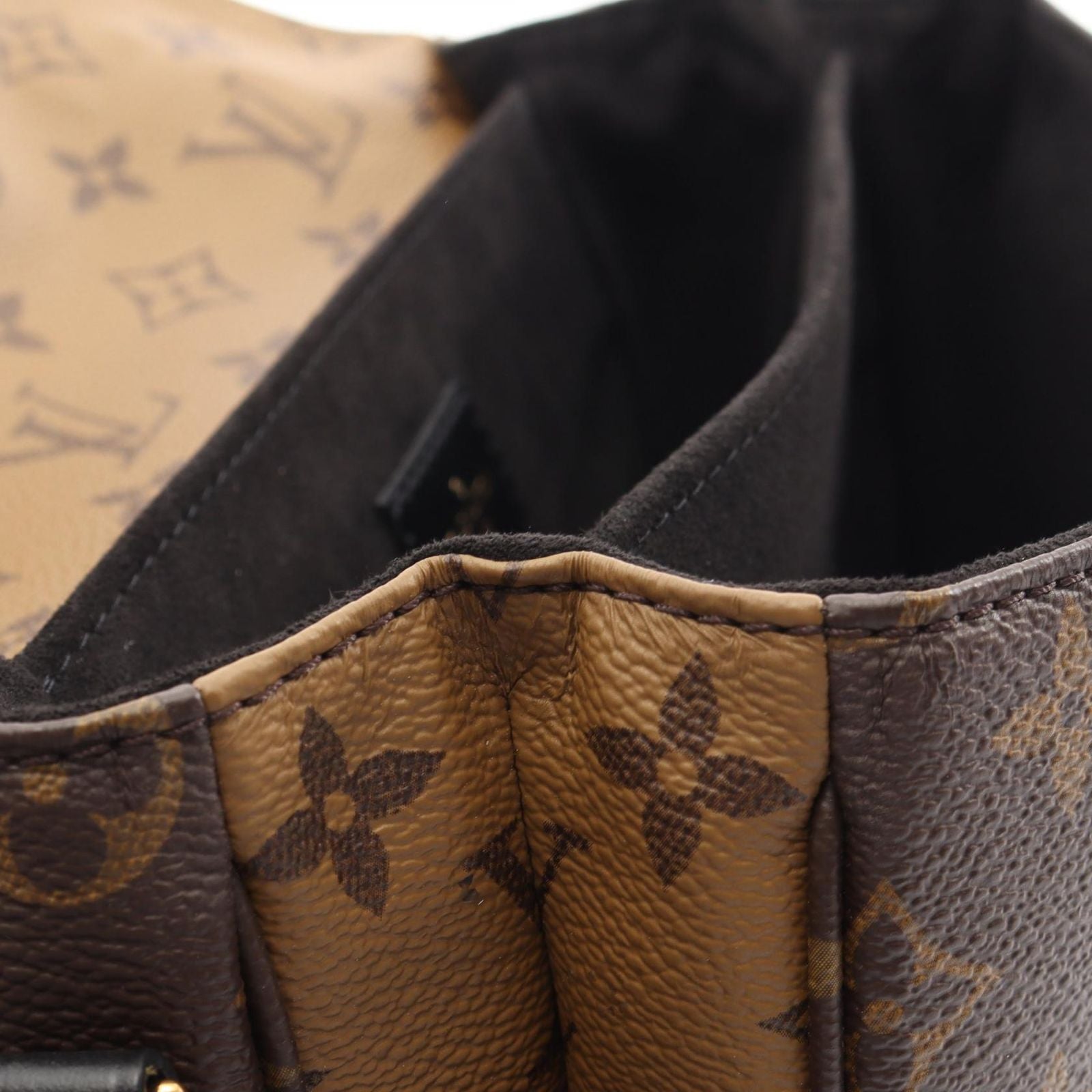 Louis Vuitton Handbag Pochette Metis MM Monogram Reverse 2-Way Canvas Leather — view 7