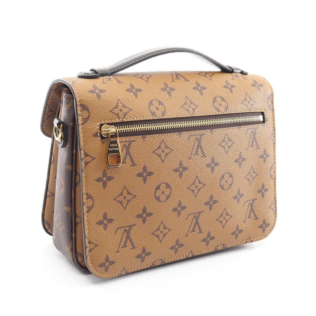 Louis Vuitton Handbag Pochette Metis MM Monogram Reverse 2-Way Canvas Leather — view 2