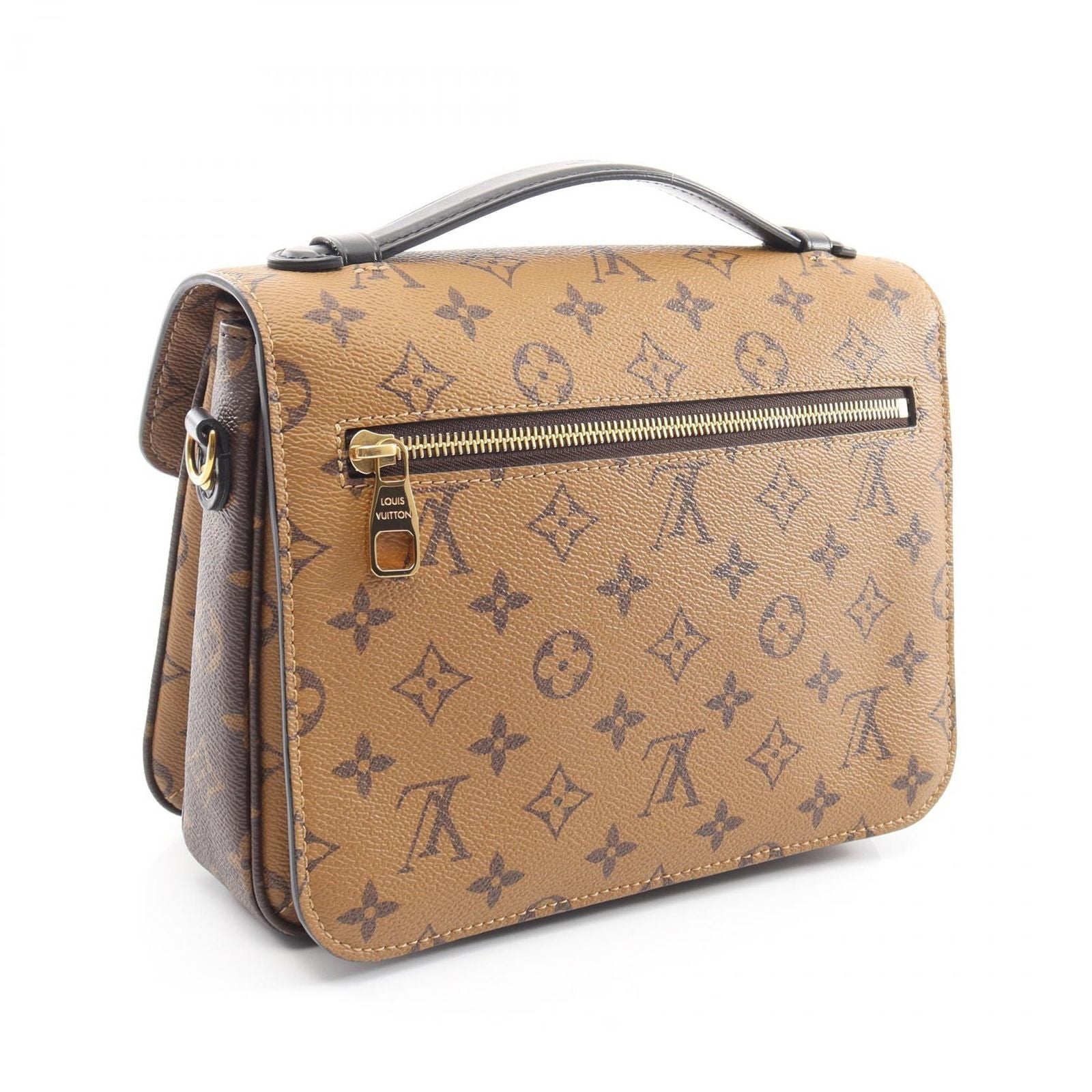 Louis Vuitton Handbag Pochette Metis MM Monogram Reverse 2-Way Canvas Leather — view 2