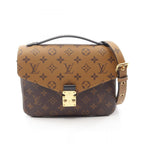 Louis Vuitton Handbag Pochette Metis MM Monogram Reverse 2-Way Canvas Leather