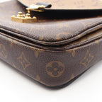 Louis Vuitton Handbag Pochette Metis MM Monogram Reverse 2-Way Canvas Leather — view 5