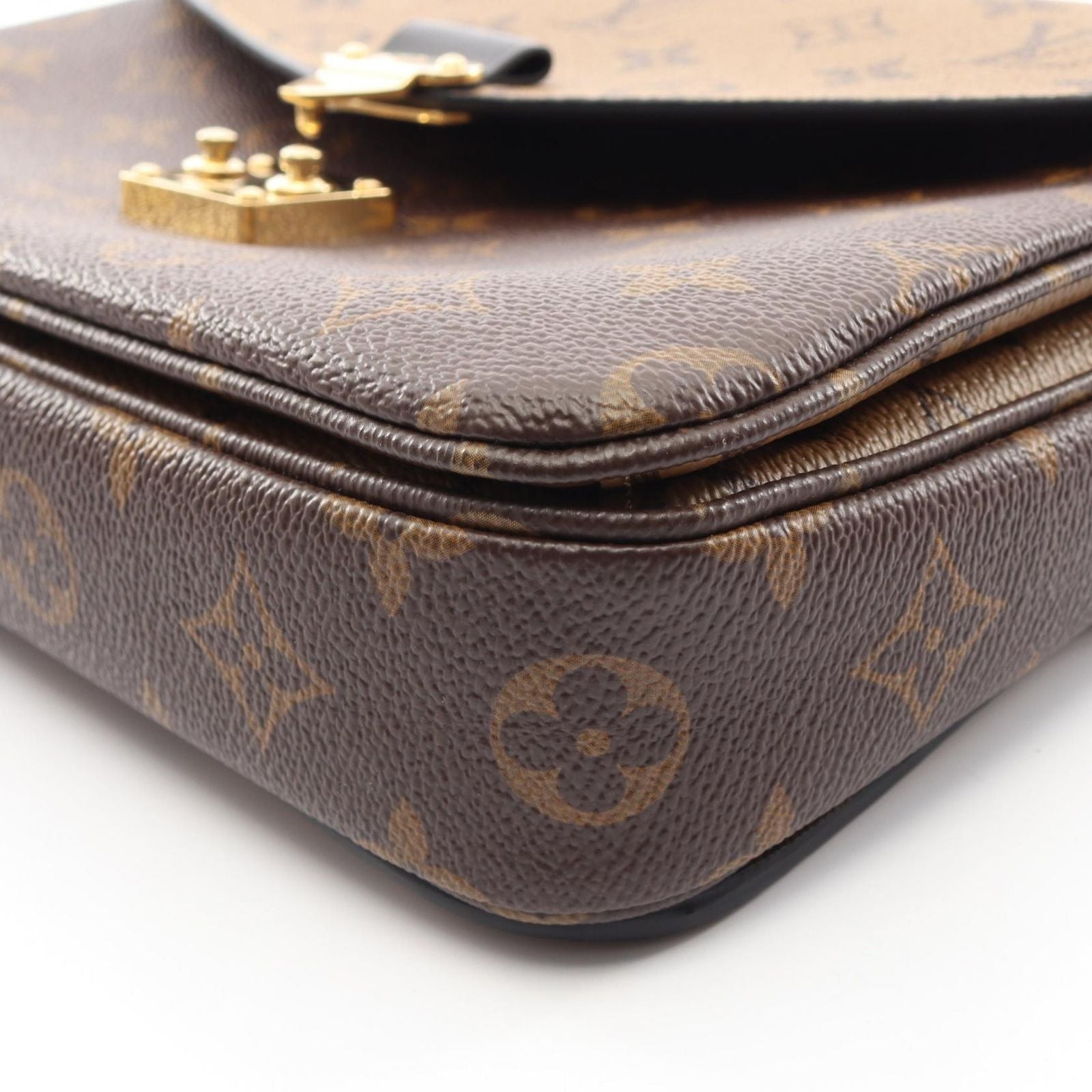 Louis Vuitton Handbag Pochette Metis MM Monogram Reverse 2-Way Canvas Leather — view 5