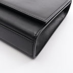 Saint Laurent Paris Shoulder Bag Kate Monogram Black Leather Tassel — view 5