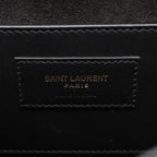 Saint Laurent Paris Shoulder Bag Kate Monogram Black Leather Tassel — view 4