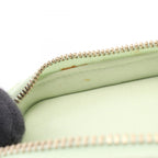 Chanel Shoulder Bag Quilted Yellow Green Caviar Leather Mini Vanity 2-Way Chain — view 7