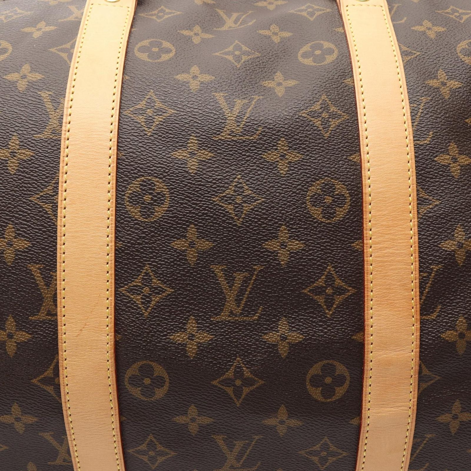 Louis Vuitton Boston Bag Keepall Bandouliere 55 2-Way Canvas Leather — view 9