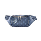 Louis Vuitton Waist Bag Rush Ocean Blue Canvas Leather