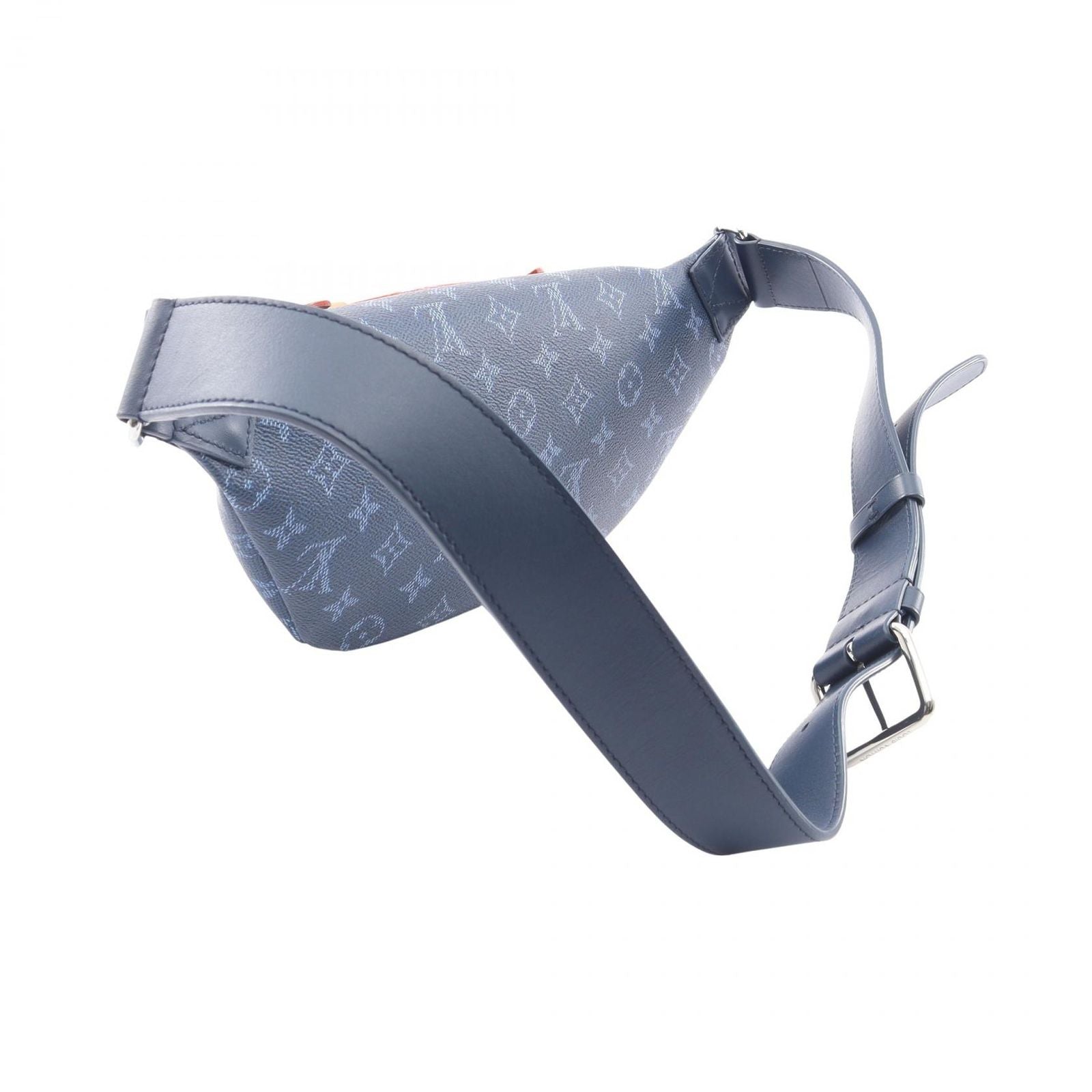 Louis Vuitton Waist Bag Rush Ocean Blue Canvas Leather — view 2