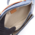 Louis Vuitton Waist Bag Rush Ocean Blue Canvas Leather — view 3