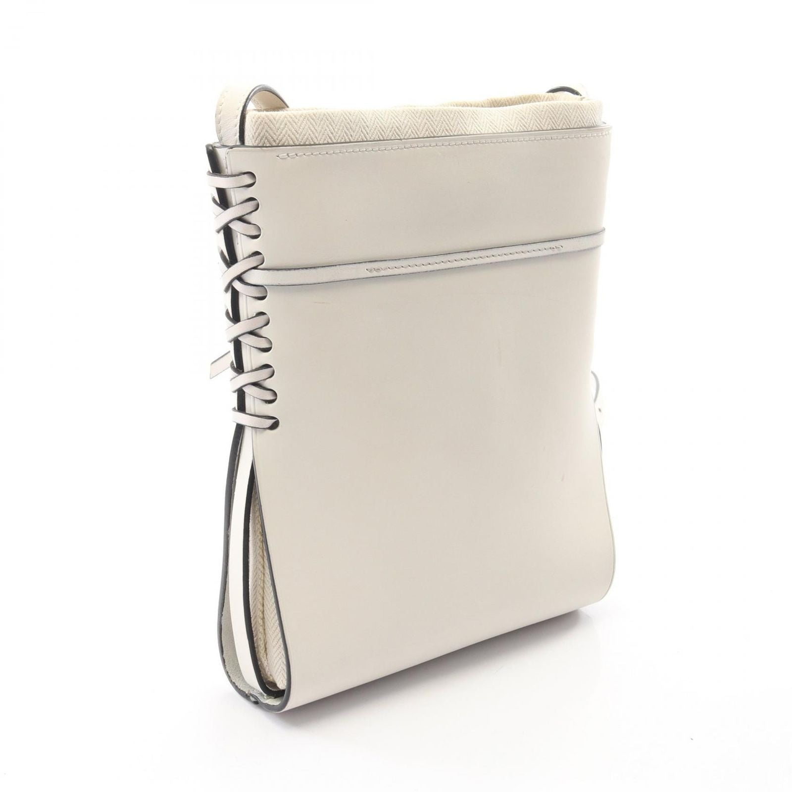 Loewe Shoulder Bag Ikebana White Leather — view 2