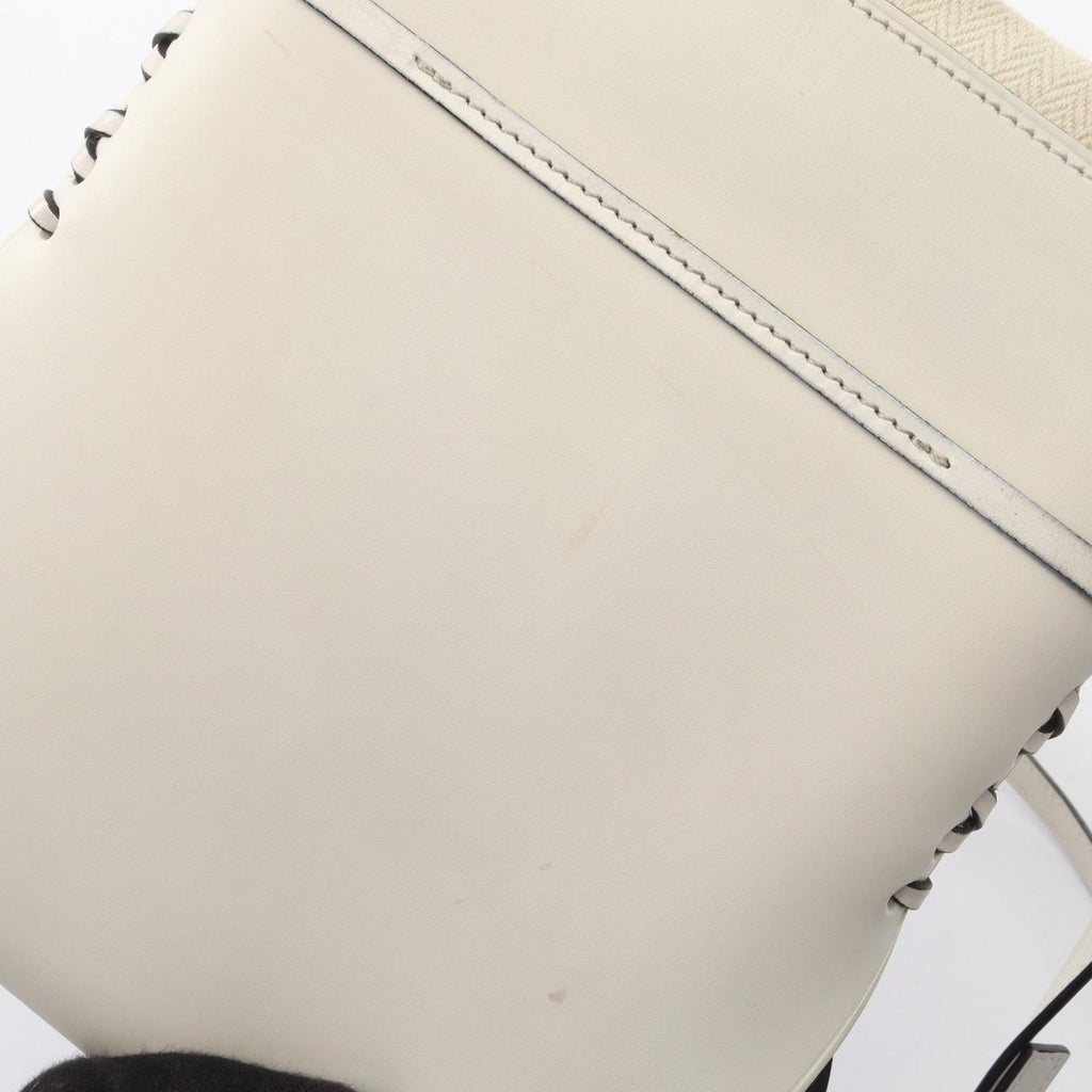 Loewe Shoulder Bag Ikebana White Leather — view 8
