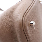Hermes Handbag Picotin Lock MM Etoupe Leather — view 8