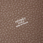 Hermes Handbag Picotin Lock MM Etoupe Leather — view 4