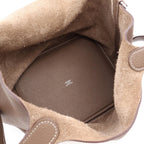 Hermes Handbag Picotin Lock MM Etoupe Leather — view 3