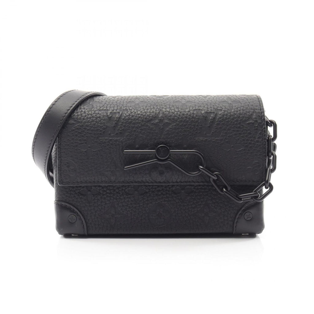 Louis Vuitton Shoulder Bag Steamer Wearable Wallet Noir Leather