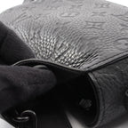 Louis Vuitton Shoulder Bag Steamer Wearable Wallet Noir Leather — view 8