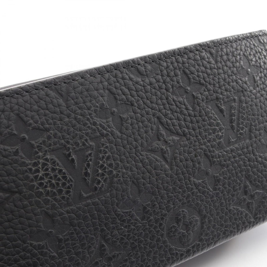 Louis Vuitton Shoulder Bag Steamer Wearable Wallet Noir Leather — view 6