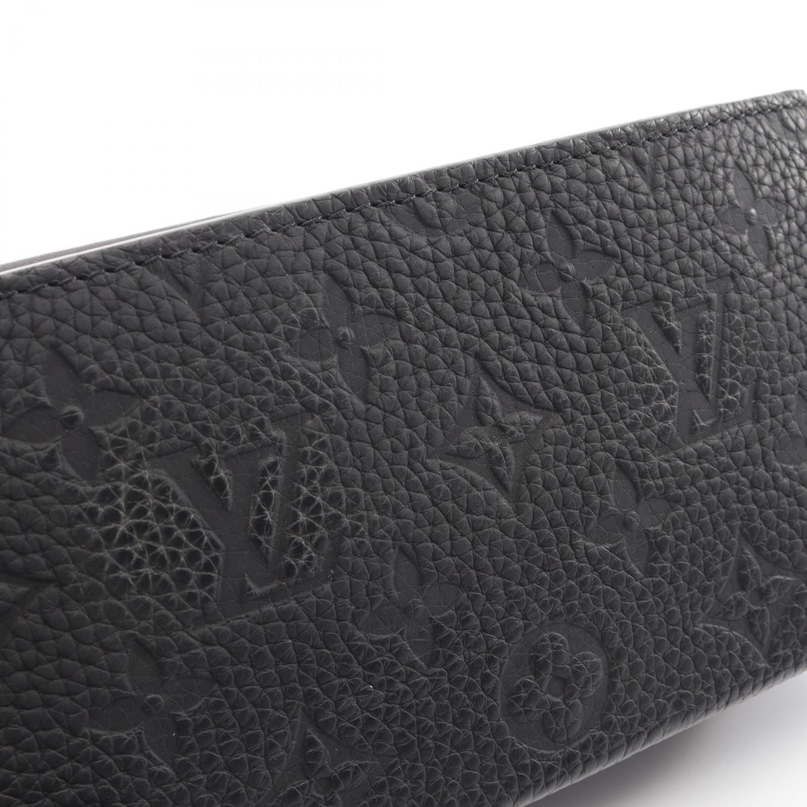 Louis Vuitton Shoulder Bag Steamer Wearable Wallet Noir Leather — view 6