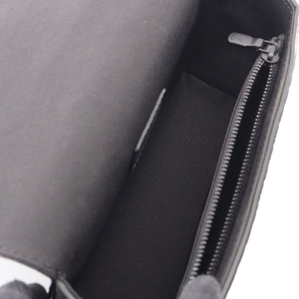 Louis Vuitton Shoulder Bag Steamer Wearable Wallet Noir Leather — view 3
