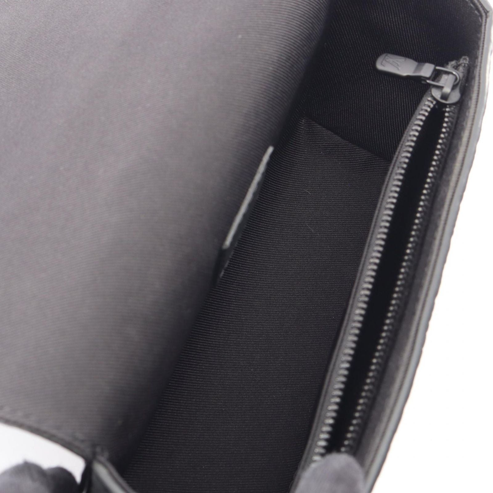 Louis Vuitton Shoulder Bag Steamer Wearable Wallet Noir Leather — view 3