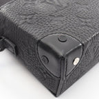 Louis Vuitton Shoulder Bag Steamer Wearable Wallet Noir Leather — view 7