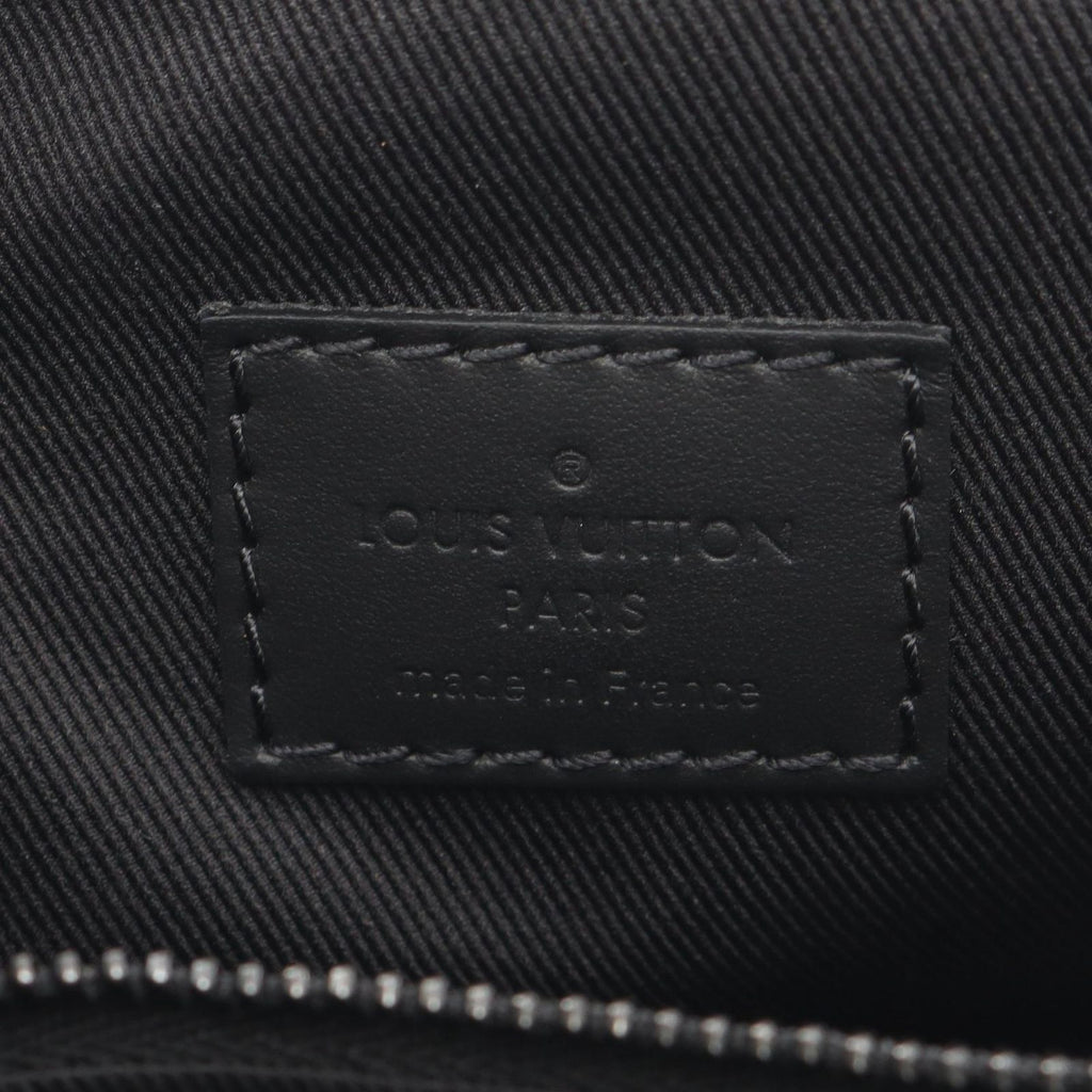 Louis Vuitton Shoulder Bag Steamer Wearable Wallet Noir Leather — view 4