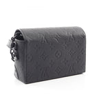 Louis Vuitton Shoulder Bag Steamer Wearable Wallet Noir Leather — view 2