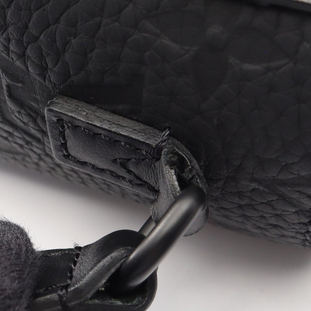 Louis Vuitton Shoulder Bag Steamer Wearable Wallet Noir Leather — view 9