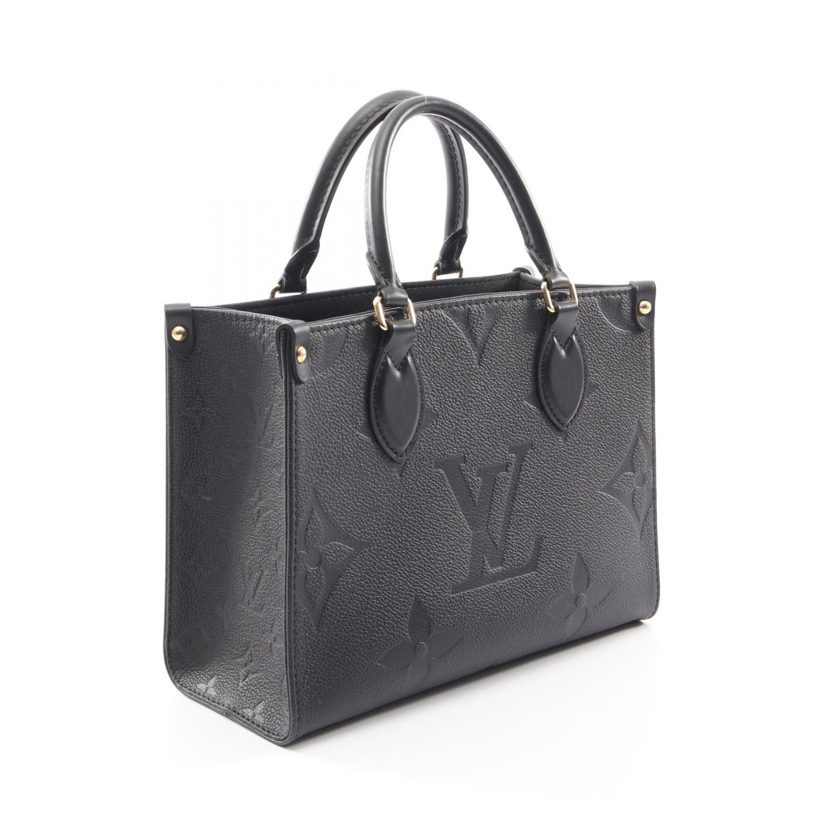 Louis Vuitton Handbag On The Go PM 2-Way Noir Leather — view 2