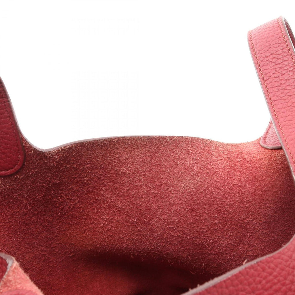 Hermes Handbag Picotin Lock PM Ruby Leather — view 7