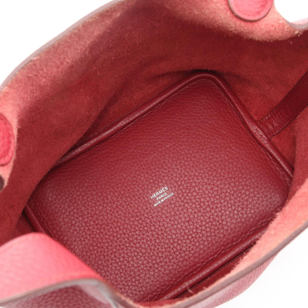 Hermes Handbag Picotin Lock PM Ruby Leather — view 3