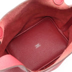Hermes Handbag Picotin Lock PM Ruby Leather — view 3