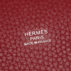 Hermes Handbag Picotin Lock PM Ruby Leather — view 4