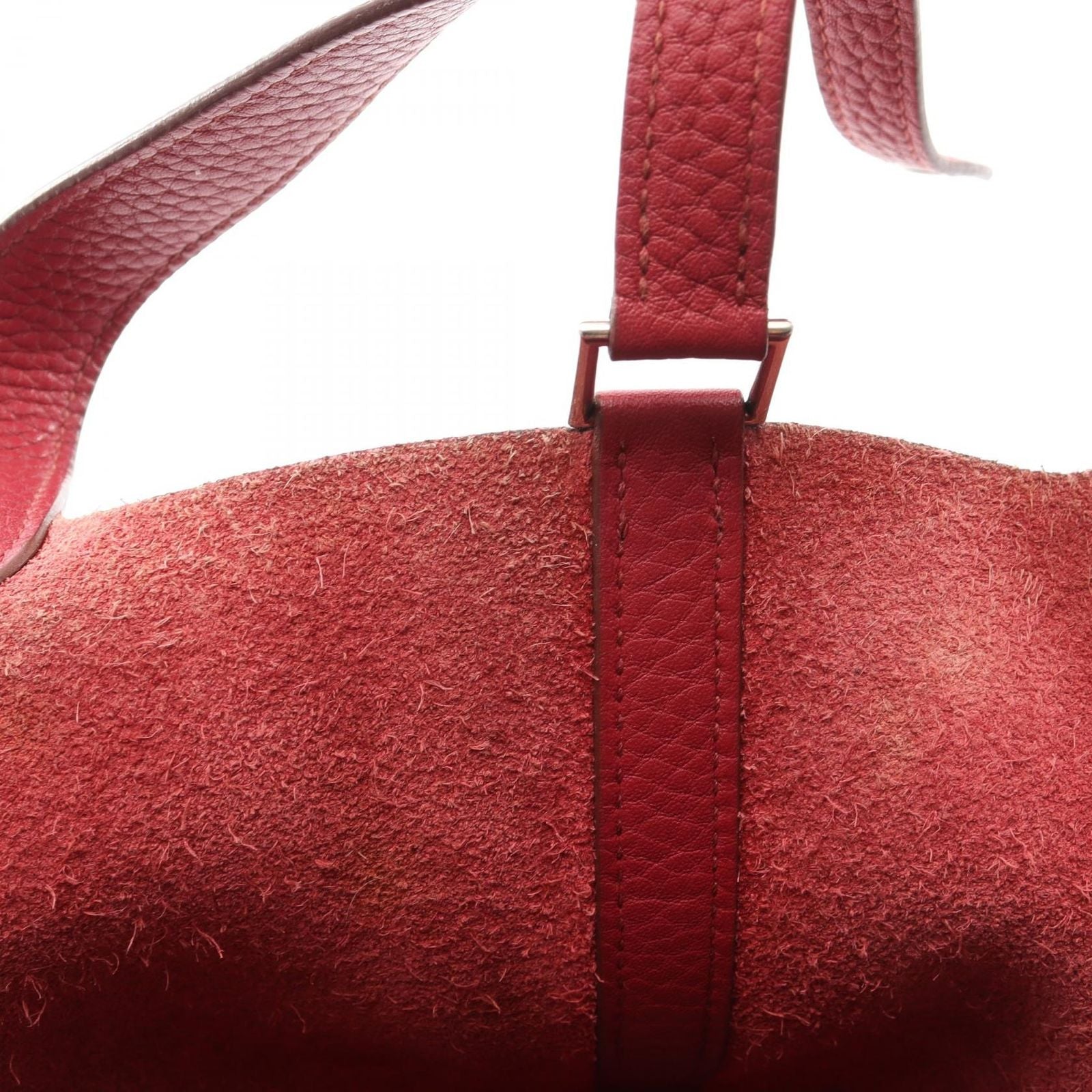 Hermes Handbag Picotin Lock PM Ruby Leather — view 6