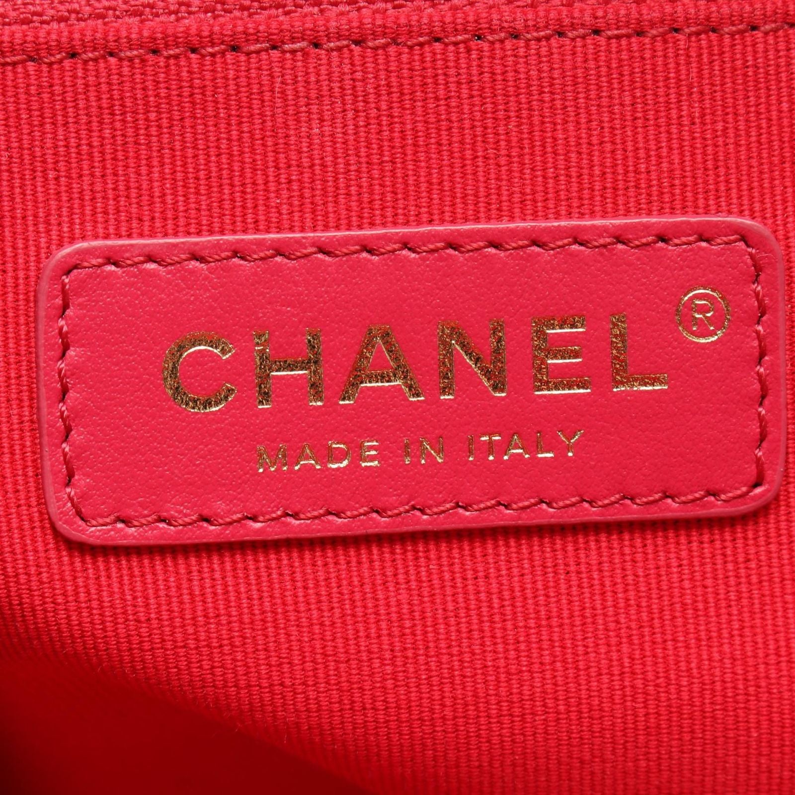 Chanel Backpack Quilted Chain Black Caviar Leather Square — view 4
