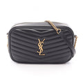 Saint Laurent Paris Shoulder Bag Lou Leather Chain