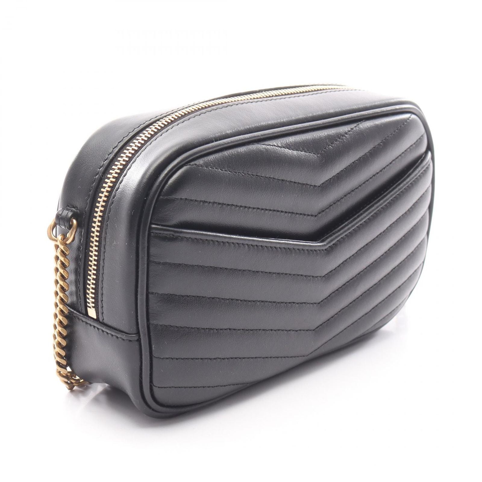 Saint Laurent Paris Shoulder Bag Lou Leather Chain — view 2