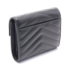 Saint Laurent Paris Trifold Wallet Monogram Leather — view 2