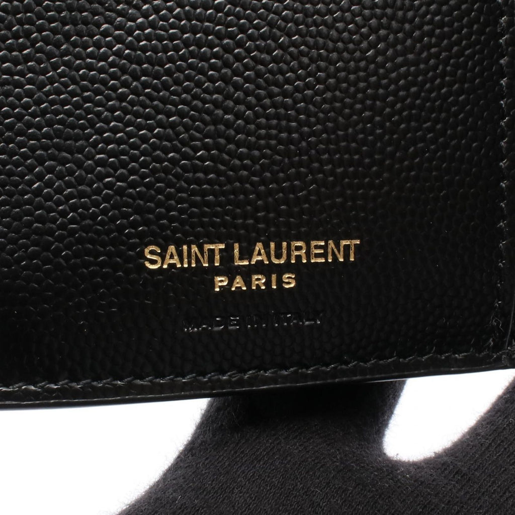 Saint Laurent Paris Trifold Wallet Monogram Leather — view 5