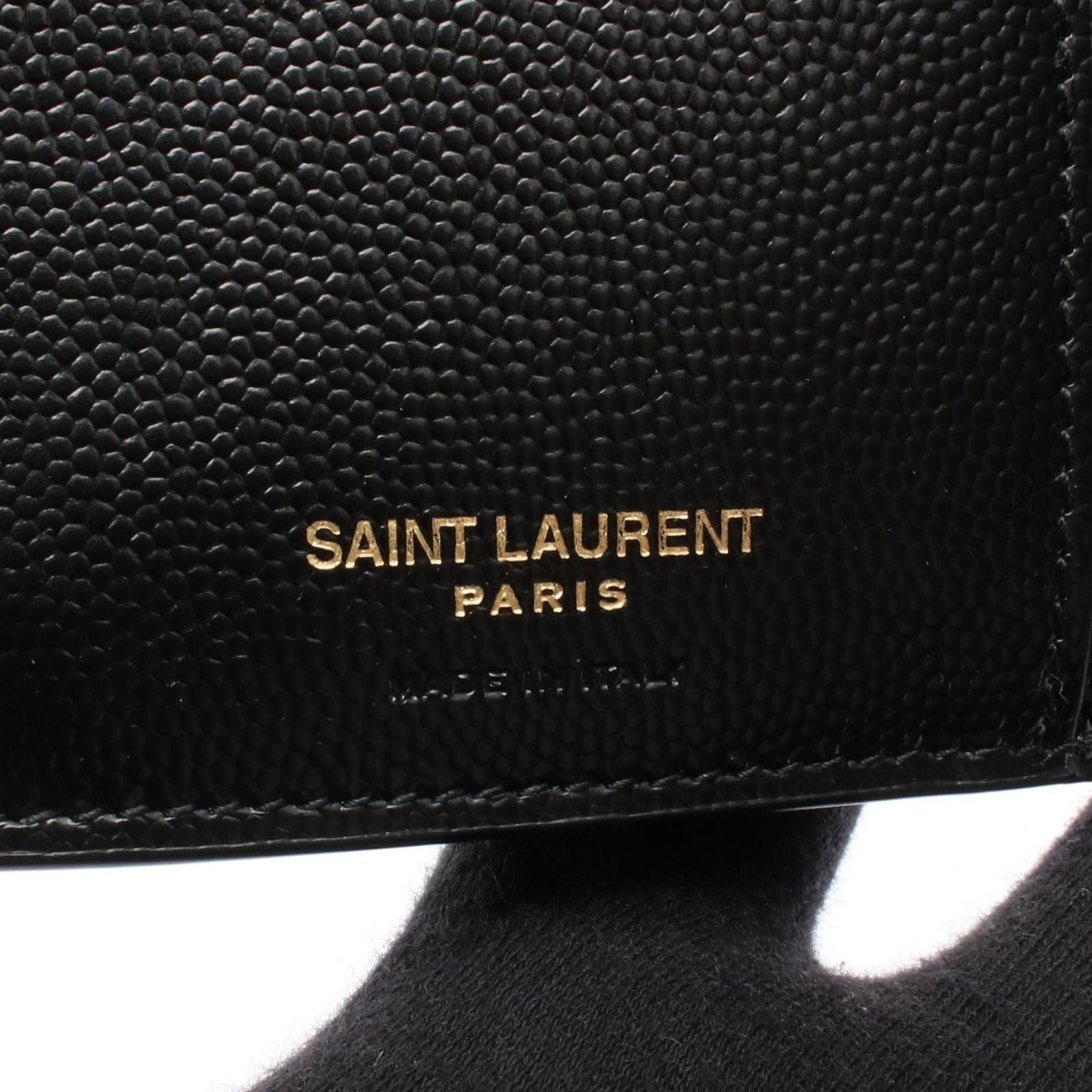 Saint Laurent Paris Trifold Wallet Monogram Leather — view 5