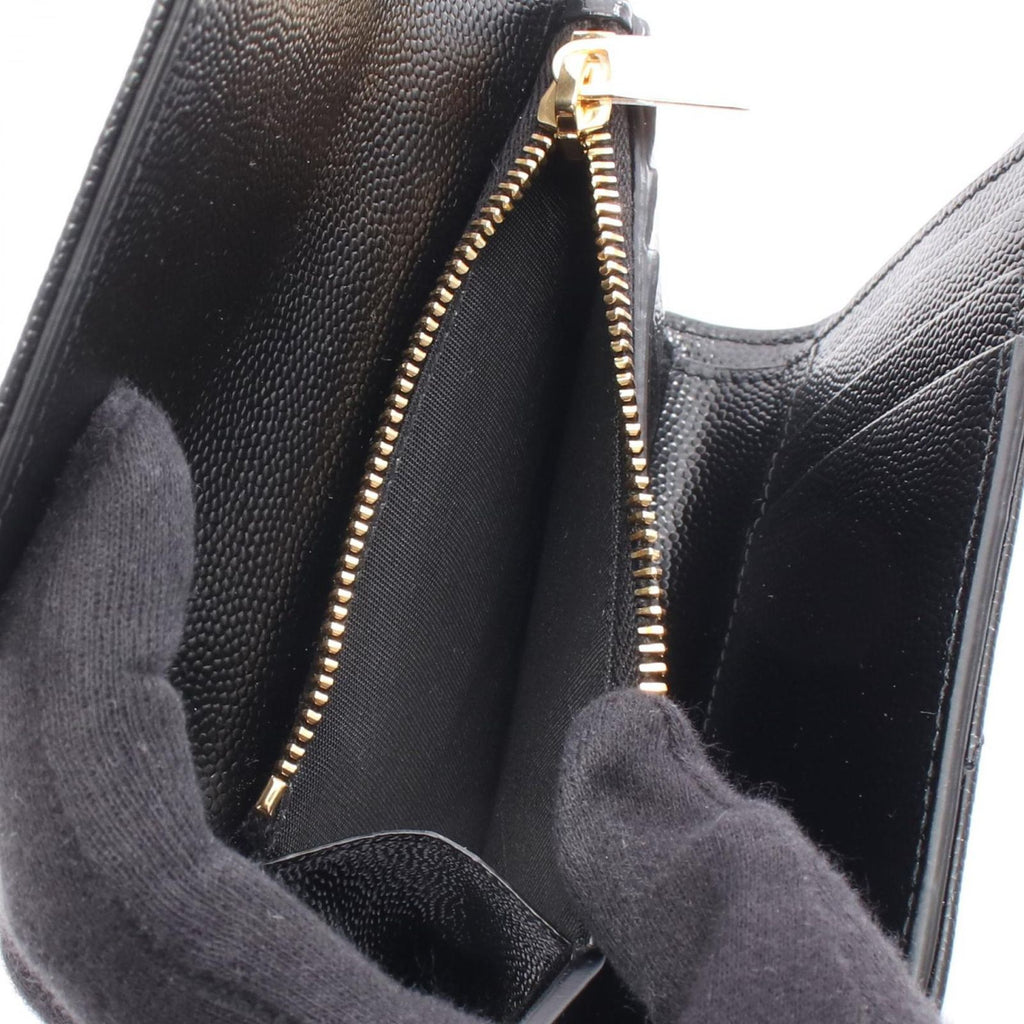 Saint Laurent Paris Trifold Wallet Monogram Leather — view 4