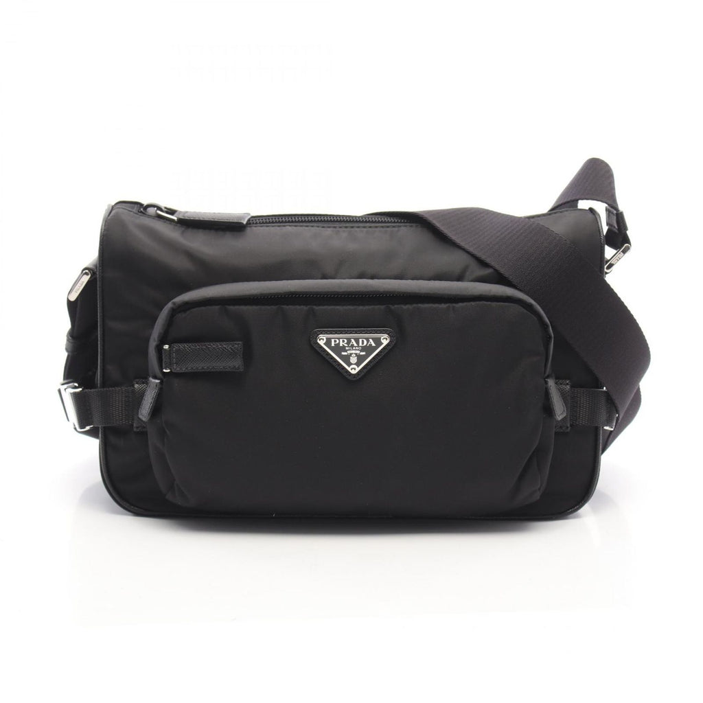 Prada Shoulder Bag Re-Nylon Saffiano Leather