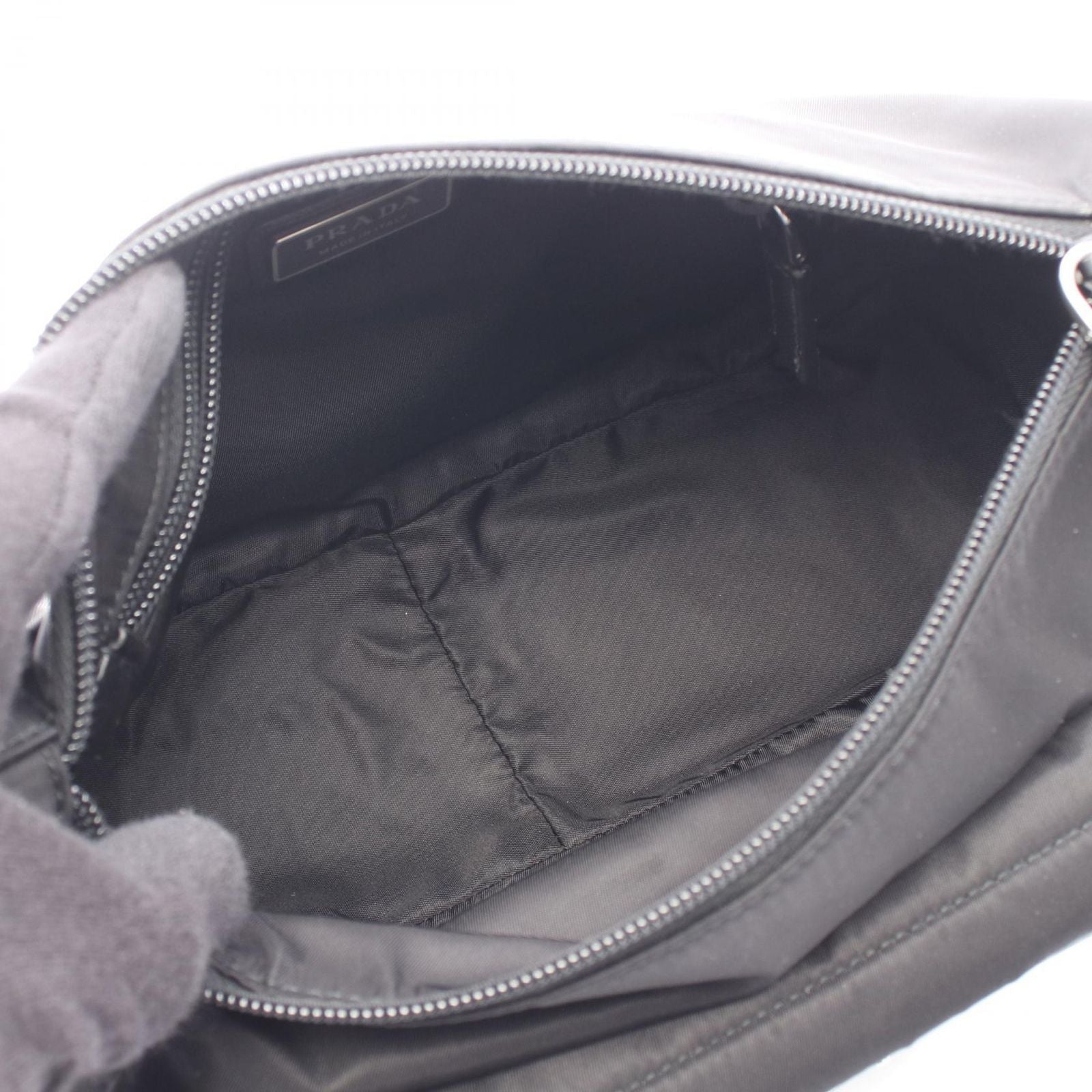 Prada Shoulder Bag Re-Nylon Saffiano Leather — view 3
