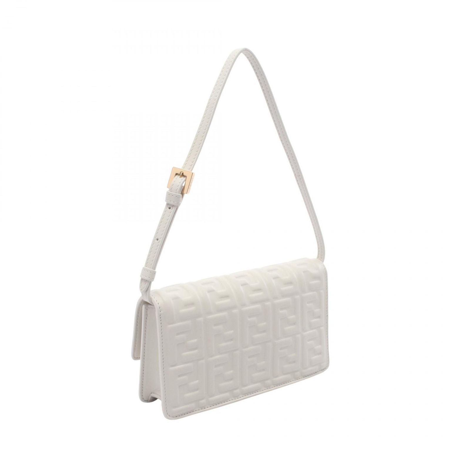 Fendi Shoulder Bag Baguette Zucca Leather — view 2